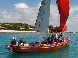 vissersboot dhow mozambique