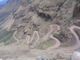 Sani Pass Lesotho Zuid Afrika