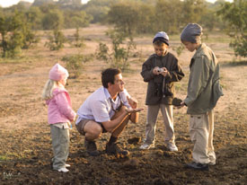 kinderen familie safari zuid afrika